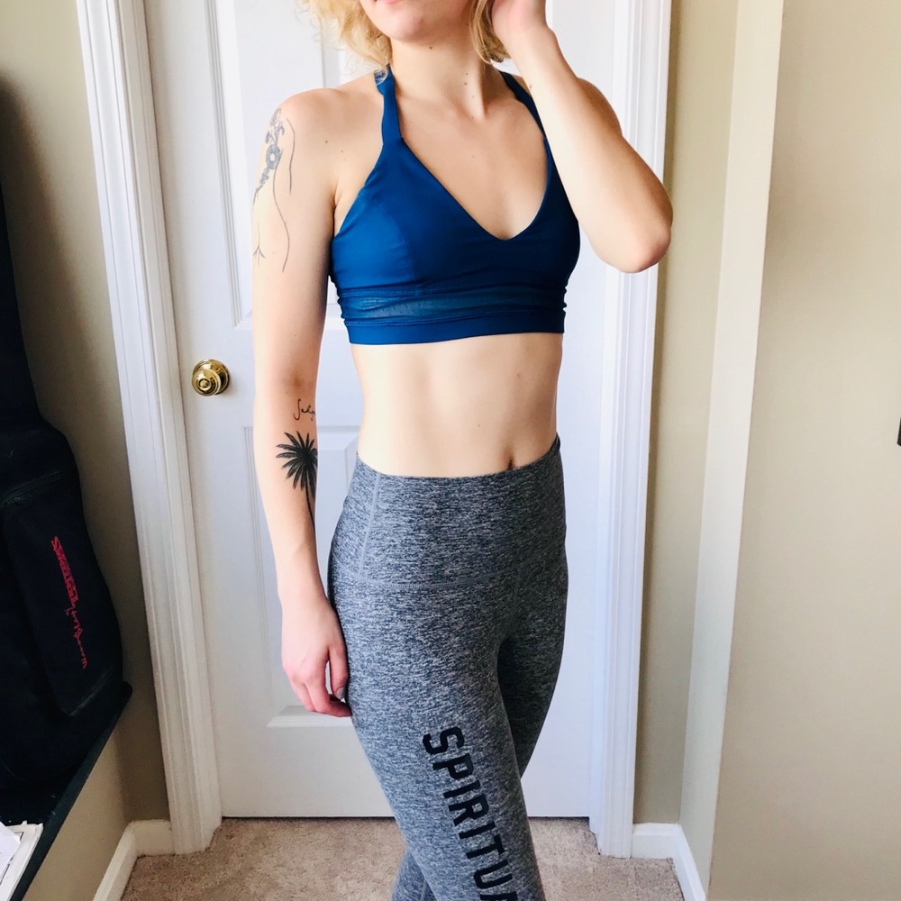 Lululemon Aqua-blue Sports Bra - Like NEW